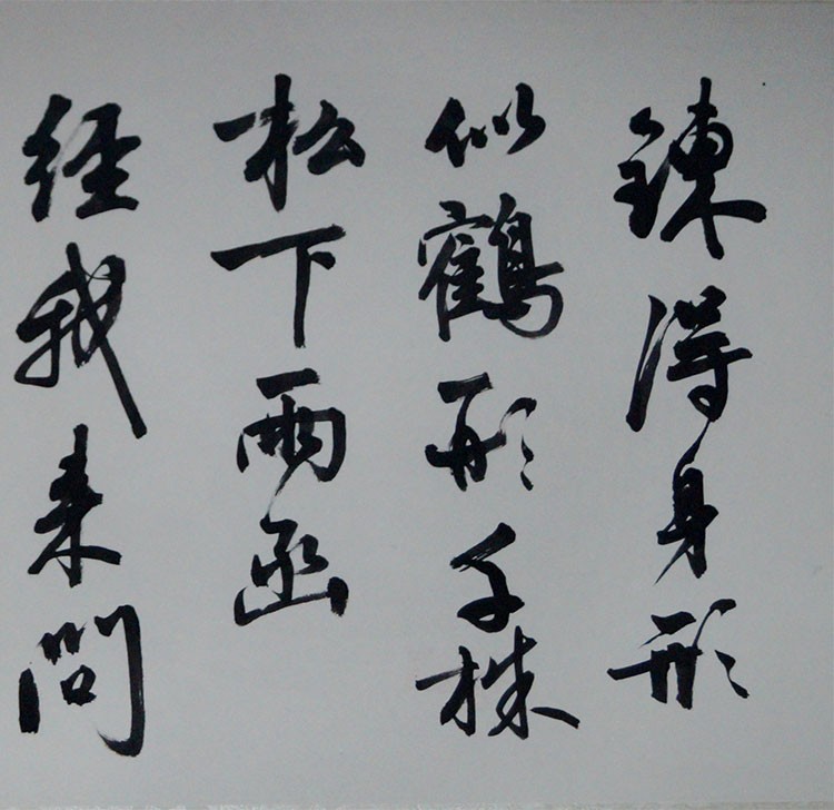 唐·李翱《赠药山高僧惟俨(其一 行书 50x97cm 赵子鸿 横幅