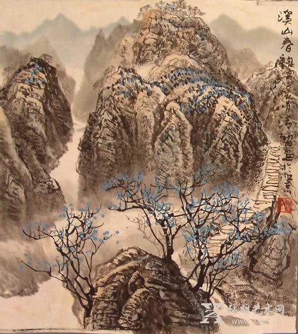 张清智山水画2