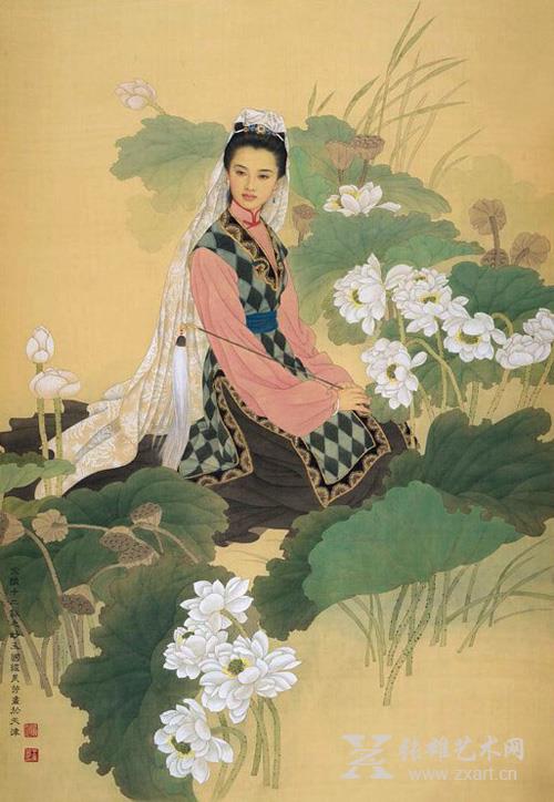中国书画 国画 工笔画 > 金陵十二钗之妙玉   商品详细商品评价商品
