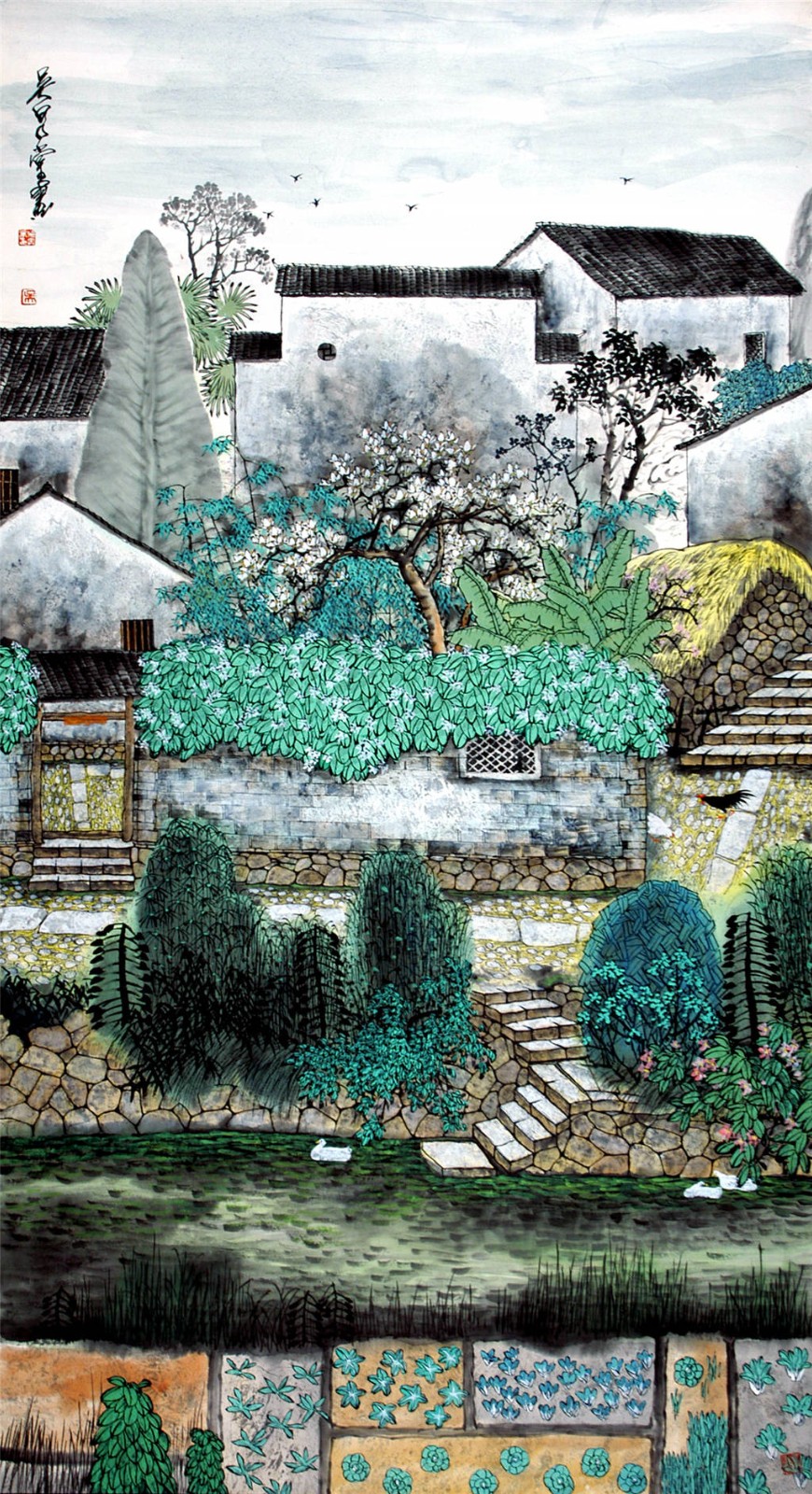 吴泉棠国画作品