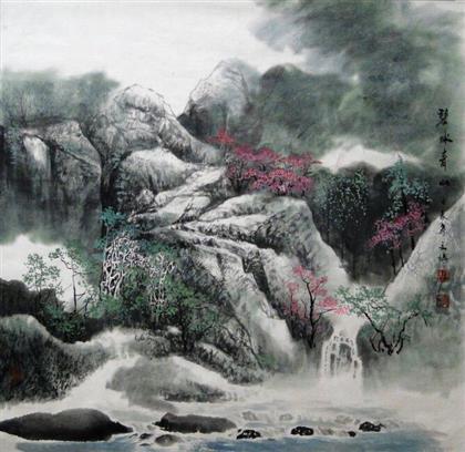 中国书画 国画 山水画 